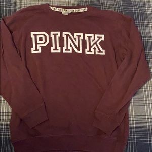 VS PINK PULLOVER CREW SWEATSHIRT XS